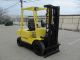 Hyster 4500 Lb Diesel Forklift + 2004 + 3 Stage Mast + Pnuematic Tires Forklifts photo 2