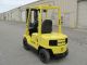 Hyster 4500 Lb Diesel Forklift + 2004 + 3 Stage Mast + Pnuematic Tires Forklifts photo 5