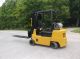 Hyster 4,  000 Lbs Forklift Lift Truck Lpg 3 Stage Mast Forklifts photo 4