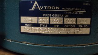 Avtron Pulse Generator Small Bore (1.  1/8) Encoder M4 - 4 S2m Mro P000 140 photo
