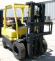Hyster Model H60ft (2007) 6000lbs Capacity Lpg Pneumatic Tire Forklift Forklifts photo 1