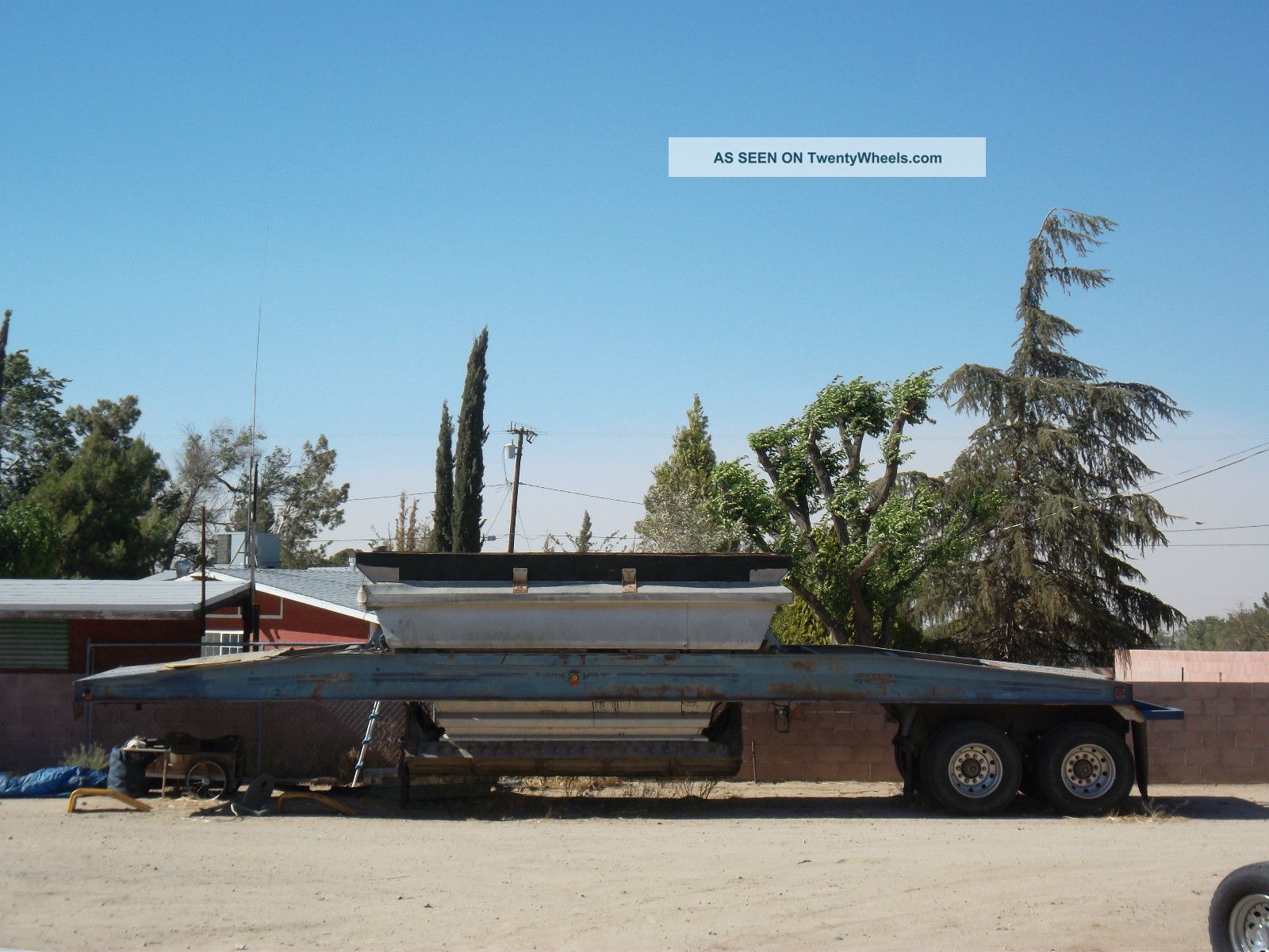 1989 Trail King 35 ' Semi Bottom Dump Dump Trucks photo