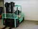 Mitsubishi 11000 Lb Capacity Forklift Lift Truck Enclosed Heated Cab Lp Gas Forklifts photo 1