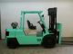 Mitsubishi 11000 Lb Capacity Forklift Lift Truck Enclosed Heated Cab Lp Gas Forklifts photo 5