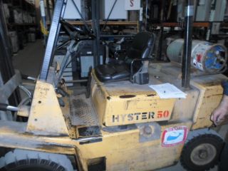 Hyster Forklift H50xl 1986 Good Running Condition 3,  187 Hours photo