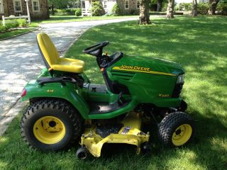John Deere X585 4x4 Garden Tractor,  62 
