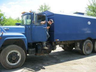 Blue Mack Water Truck photo