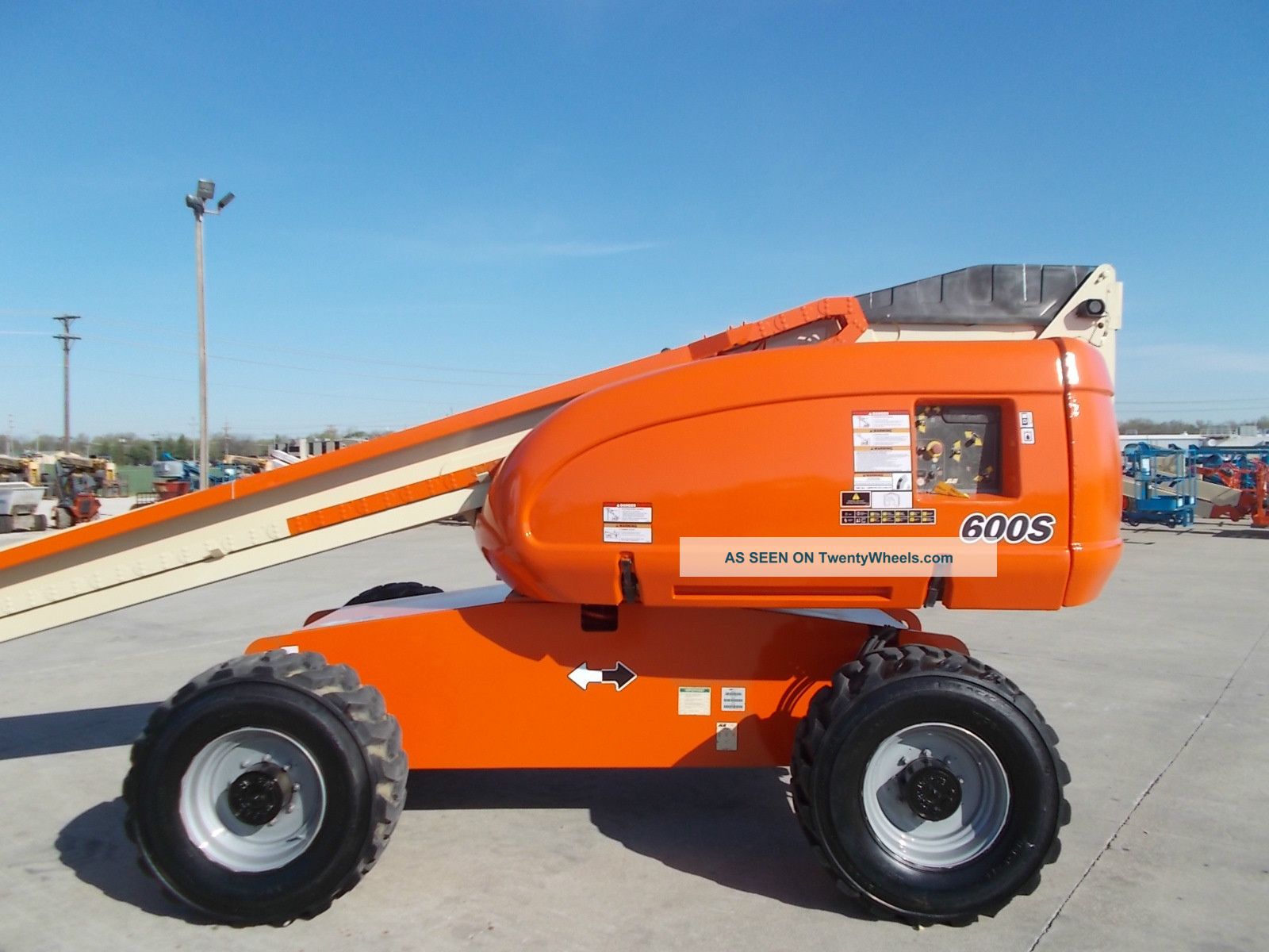 2004 Jlg 600s Aerial Manlift Boom Lift Man Boomlift W/foam Filled Tires