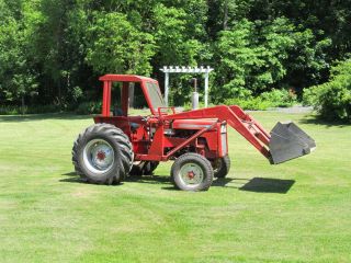 Tractor,  International 2444 With Front Loader photo