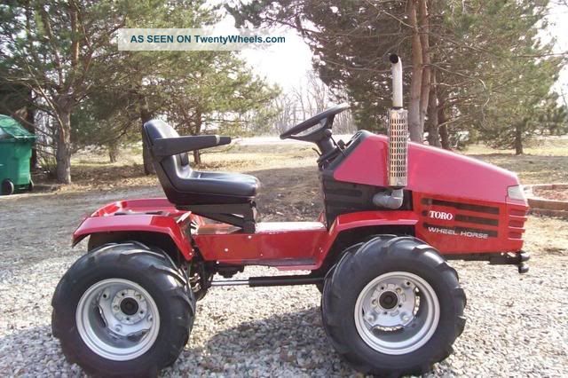 Case 4x4 Articulated Garden Tractor Custom Built