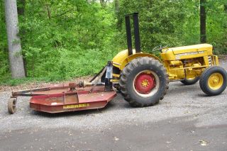 1968 M F 2135 Utility Tractor,  4 Cyl,  3200 City Maintained Hrs,  Howse Bush Hog photo