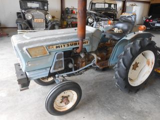 Mitsubishi Tractor With 24hp Diesel Engine And 4 ' Howse Mower photo