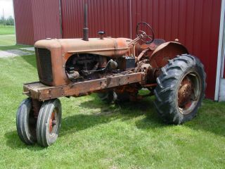 Allis Chalmers Wd45 Running Tractor And Wd Parts Tractor. photo