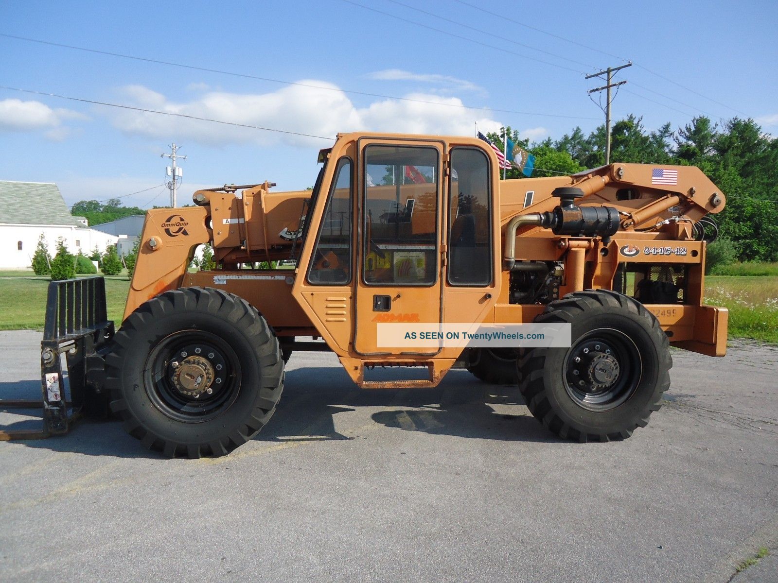Lull 844c - 42 Telescopic Forklift Telehandler Genie Skytrak Jlg Reach Fork Forklifts photo