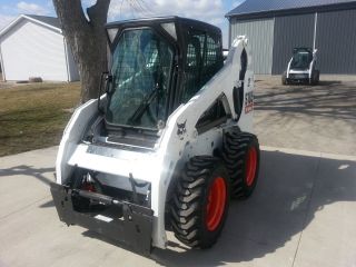 2012 Bobcat S185 2 Speed Enclosed Cab,  Heat,  Air,  Power Quick Attach,  3.  5 Hours photo
