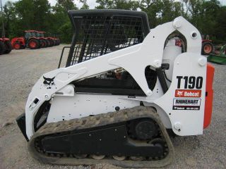 2007 Bobcat T190 Track Loader,  2187 Hours,  Open Cab,  Paint,  Tracks,  Keyl photo