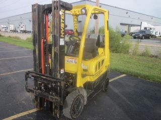 2009 Hyster S50ft Forklift - 5k Lb Cap - Lpg - 5221 Hours - 3 Stage - Cushion photo