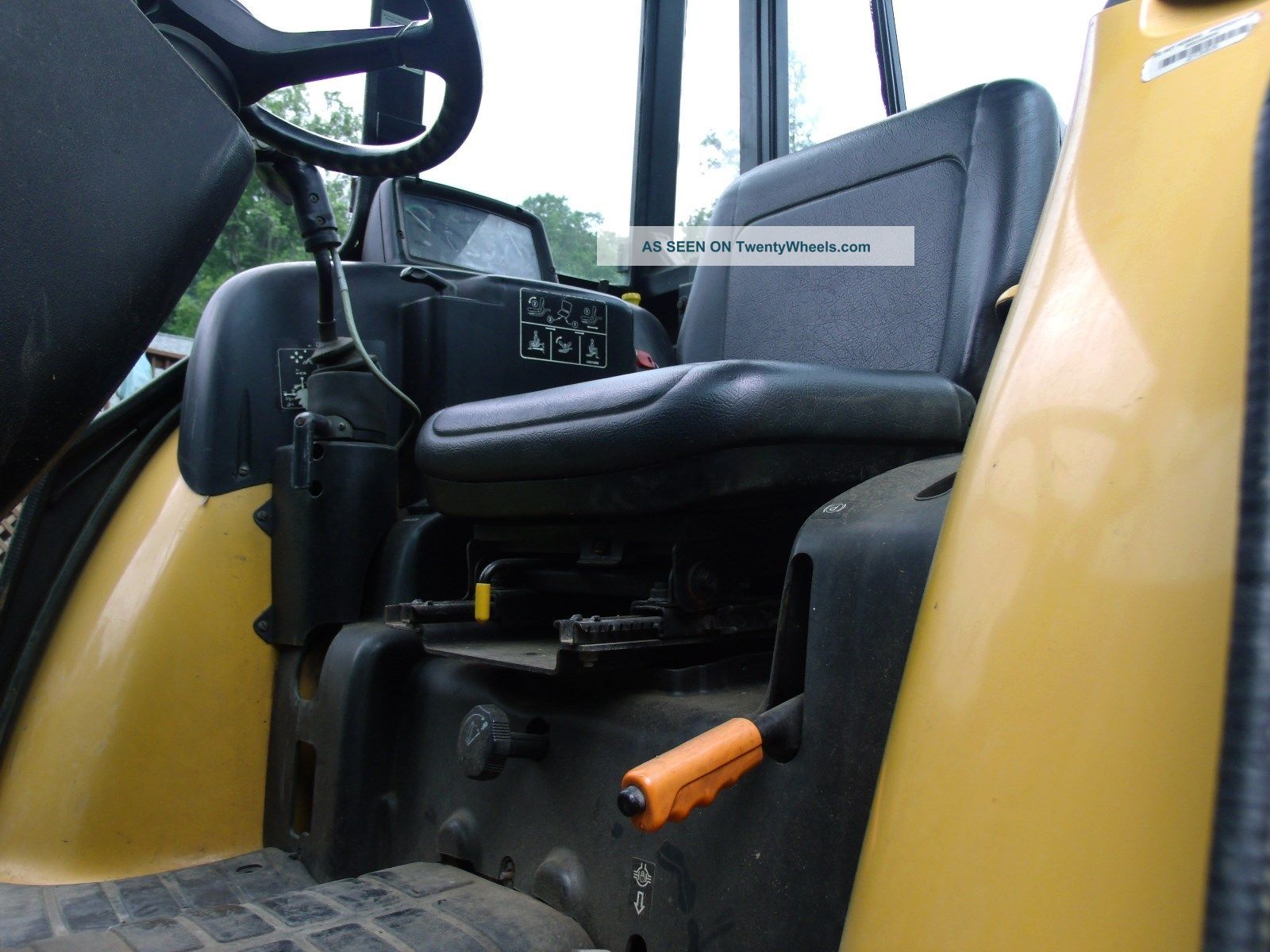 2005 John Deere 110 Loader 4x4 Tractor Backhoe Full Cab Diesel