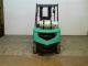 Mitsubishi 6000lb Capacity Forklift Lift Truck Pneumatic Tires Side Shifter Forklifts photo 1