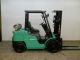 Mitsubishi 6000lb Capacity Forklift Lift Truck Pneumatic Tires Side Shifter Forklifts photo 3