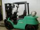 Mitsubishi 6000lb Capacity Forklift Lift Truck Pneumatic Tires Side Shifter Forklifts photo 4
