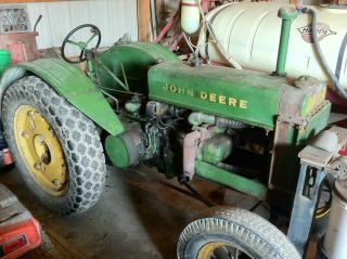 Antique 1936 John Deere Br Tractor photo