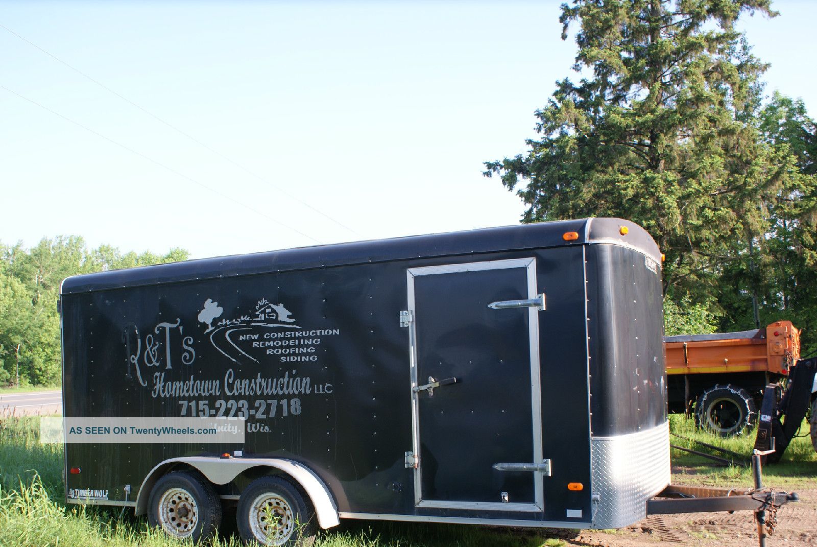 2002 Timberwolf Enclosed Carpenters Tool Trailer Trailers photo