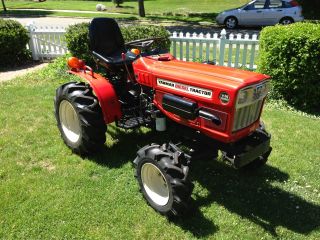 Yanmar Ym186d Fwd Diesel Tractor With Mower,  Weights,  Manuals,  Plows,  476 Hrs. photo