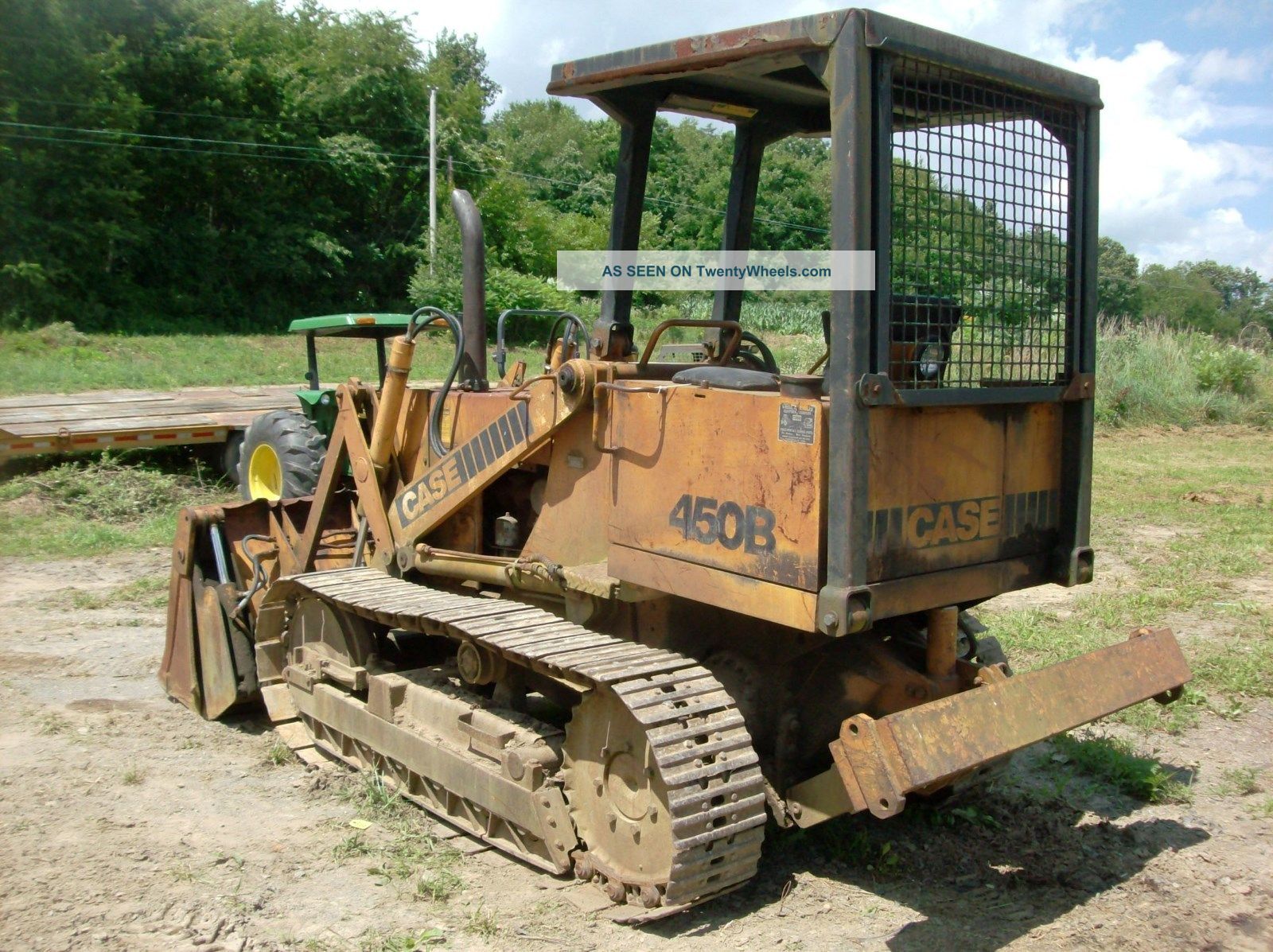 Case 450b Loader Dozer With Clam Bucket And Ripper