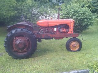 Allis Chalmers Wd Tractor Runs Drives Great Ready To Be Restored Or photo