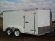 7x12 Enclosed Cargo Trailer Tandem Double Dual Axle Motorcycle Landscape Trailers photo 1