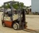 2002 Nissan Cpj020 - A25 2v,  4,  000,  4000 Cushion Tired Trucker Special Forklift Forklifts photo 2