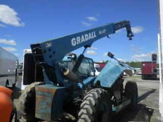2001 Gradall 42 Foot Telescopic 4 X 4 Forklift Diesel Only 2200 Hours Off Lease photo