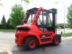 2004 Linde 15000 Lb Capacity Forklift Lift Truck Solid Rough Terrain Tires Forklifts photo 1