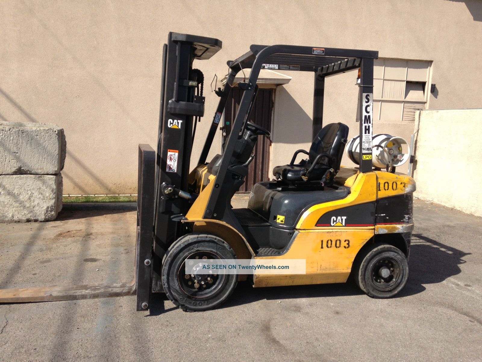 Caterpillar Forklift 5 000 Lb Capacity Side Shifter