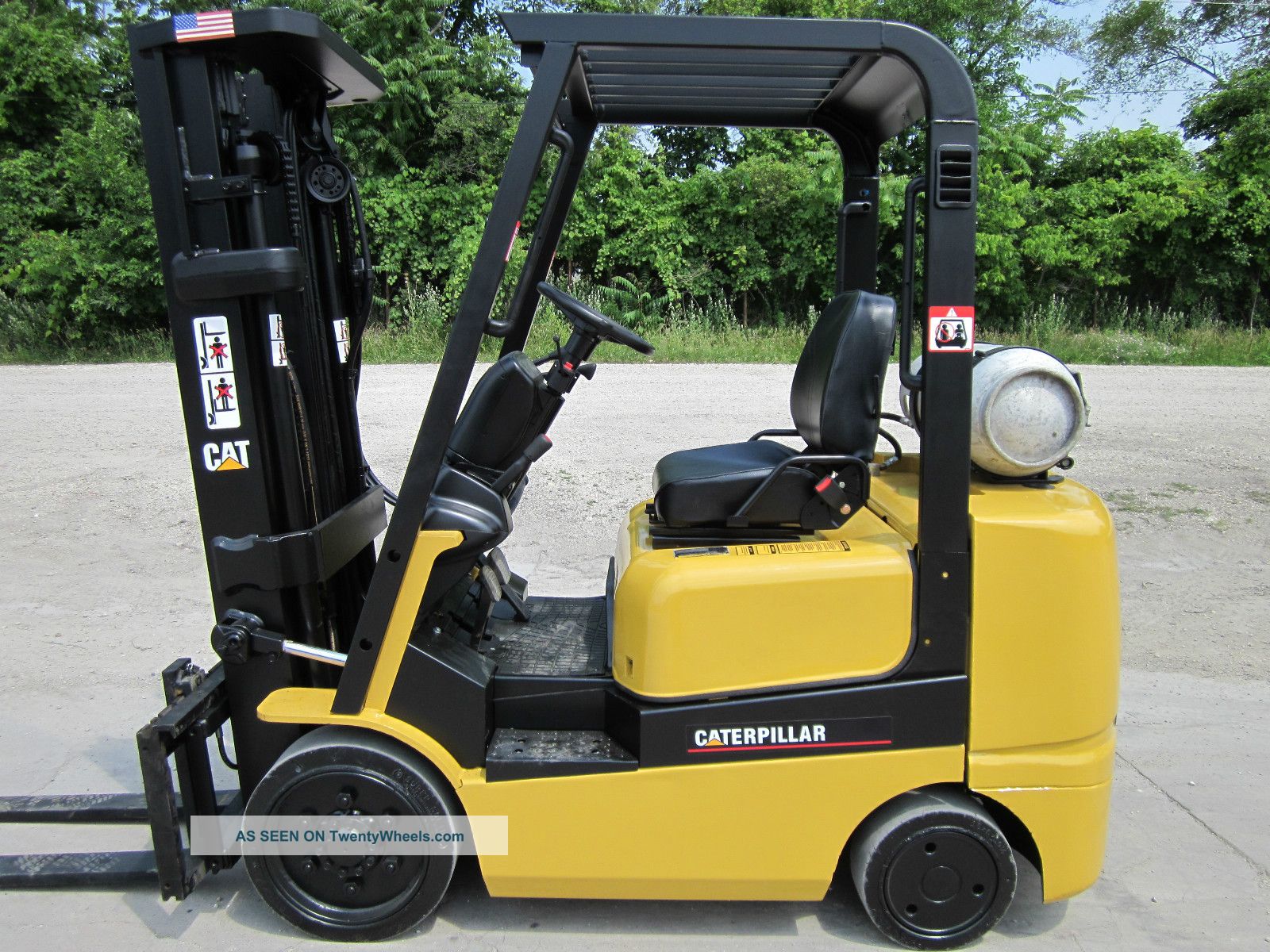 2003 Cat Gc25k Propane Forklift Lift Truck Fork Caterpillar Forklifts photo