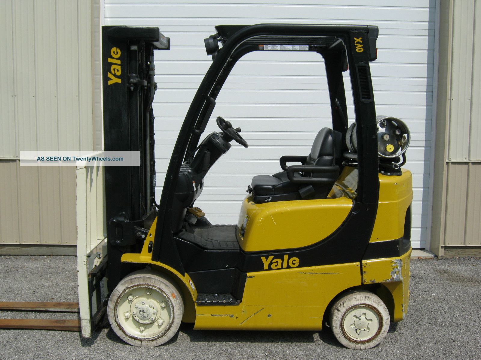 2008 Yale Glc050vx Truck Fork Forklift Hyster 5000lb Warehouse Lift Hyster Forklifts photo
