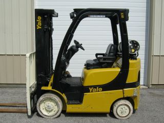 2008 Yale Glc050vx Truck Fork Forklift Hyster 5000lb Warehouse Lift Hyster photo