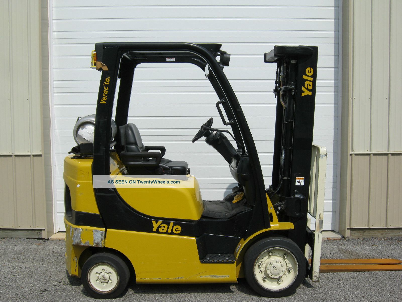 2008 Yale Glc050vx Truck Fork Forklift Hyster 5000lb Warehouse Lift Hyster Forklifts photo