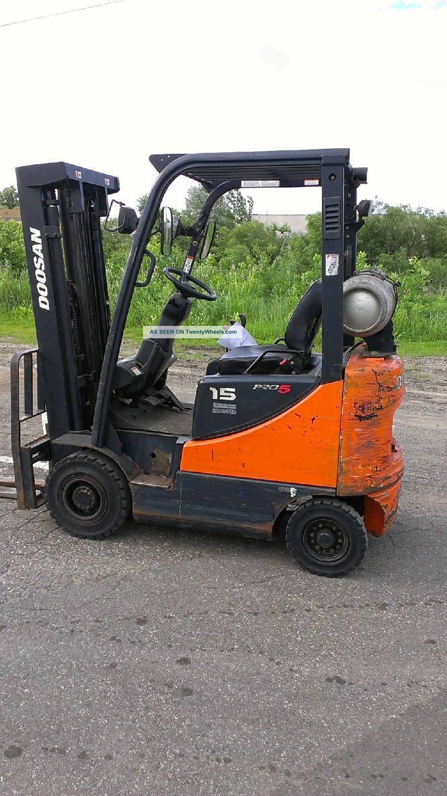 2008 Daewoo Doosan 3000lb Lpg Pneumatic Tire Forklift Forklifts photo