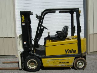 2006 Yale Erp060 Electric Pneumatic Forklift Hyster Hilo Fork Truck 6000 photo
