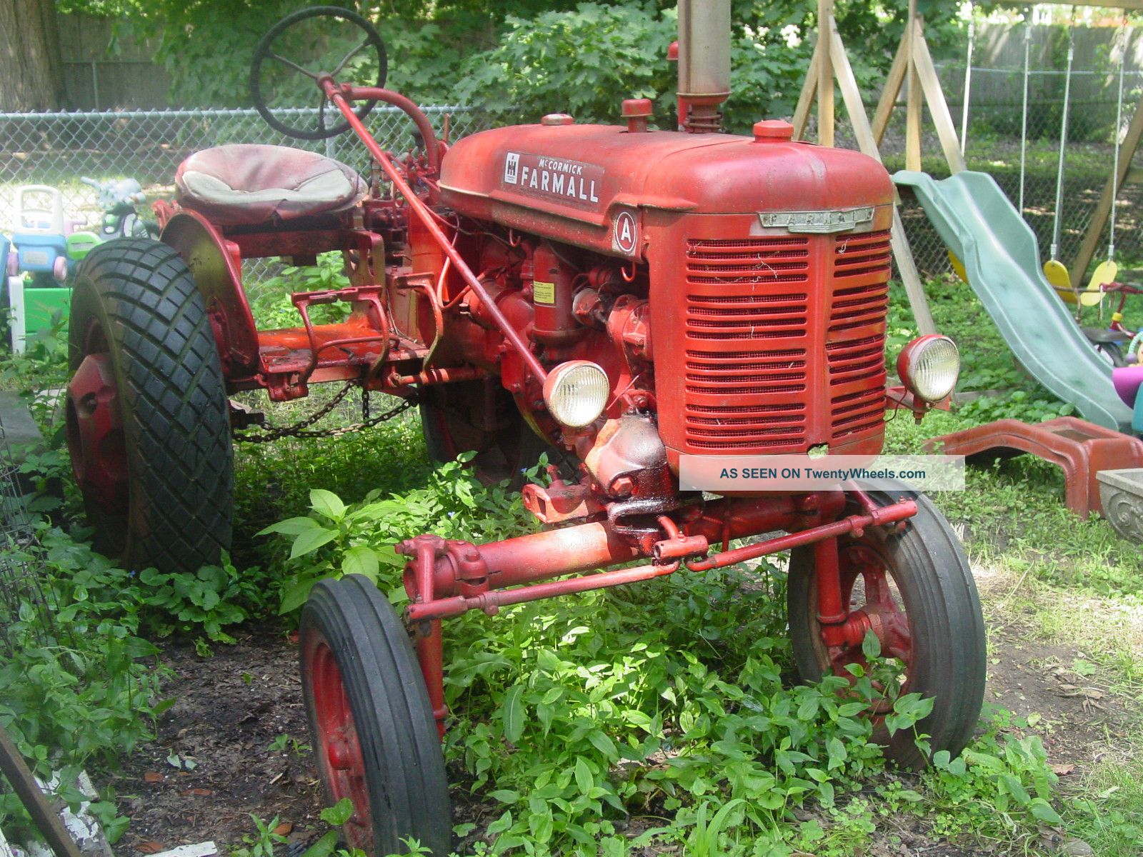 Farmall A International Harvestor Tractor Project Elgin Illinois Sub.  Chicago Antique & Vintage Farm Equip photo