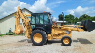 1990 Ford 655c Loader Backhoe Tractor Extenda Hoe photo