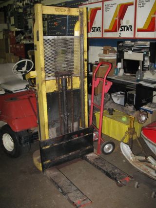 Big Joe Electric Stacker 1000lb Forklift photo