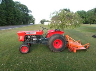 Completely Restored 1977 Kubota Tractor With 6 Foot Finished Mower photo