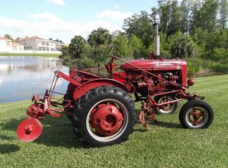 Farmall A With Cultivators,  Listers,  Hydraulics Good Runner 52 Ih Sa photo
