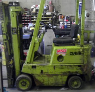Clark Forklift/barrell Clamp/jib Package photo