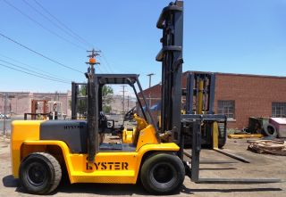 1992 Hyster Forklift 15,  000 Lbs - Pneumatic Tire - Diesel - Forks photo
