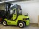 2004 Clark 15500 Lb Capacity Forklift Lift Truck With Enclosed Heated Cab Forklifts photo 6