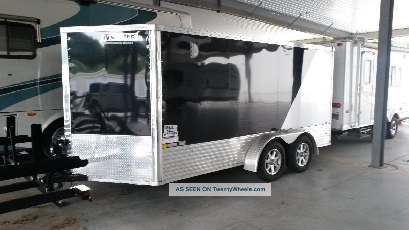 2012 United 14 ' V - Nose Motorcycle Trailer Trailers photo